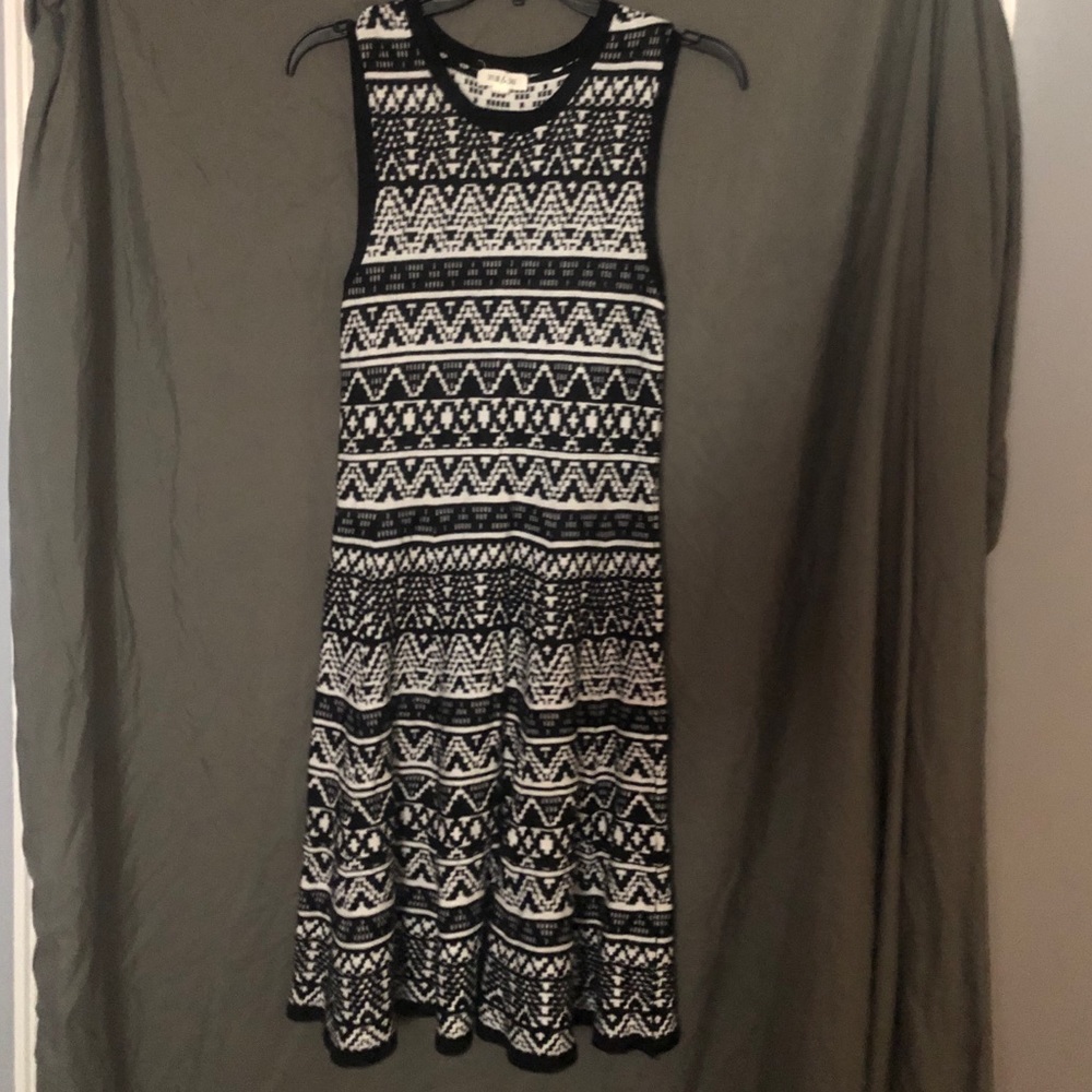Black and white dress